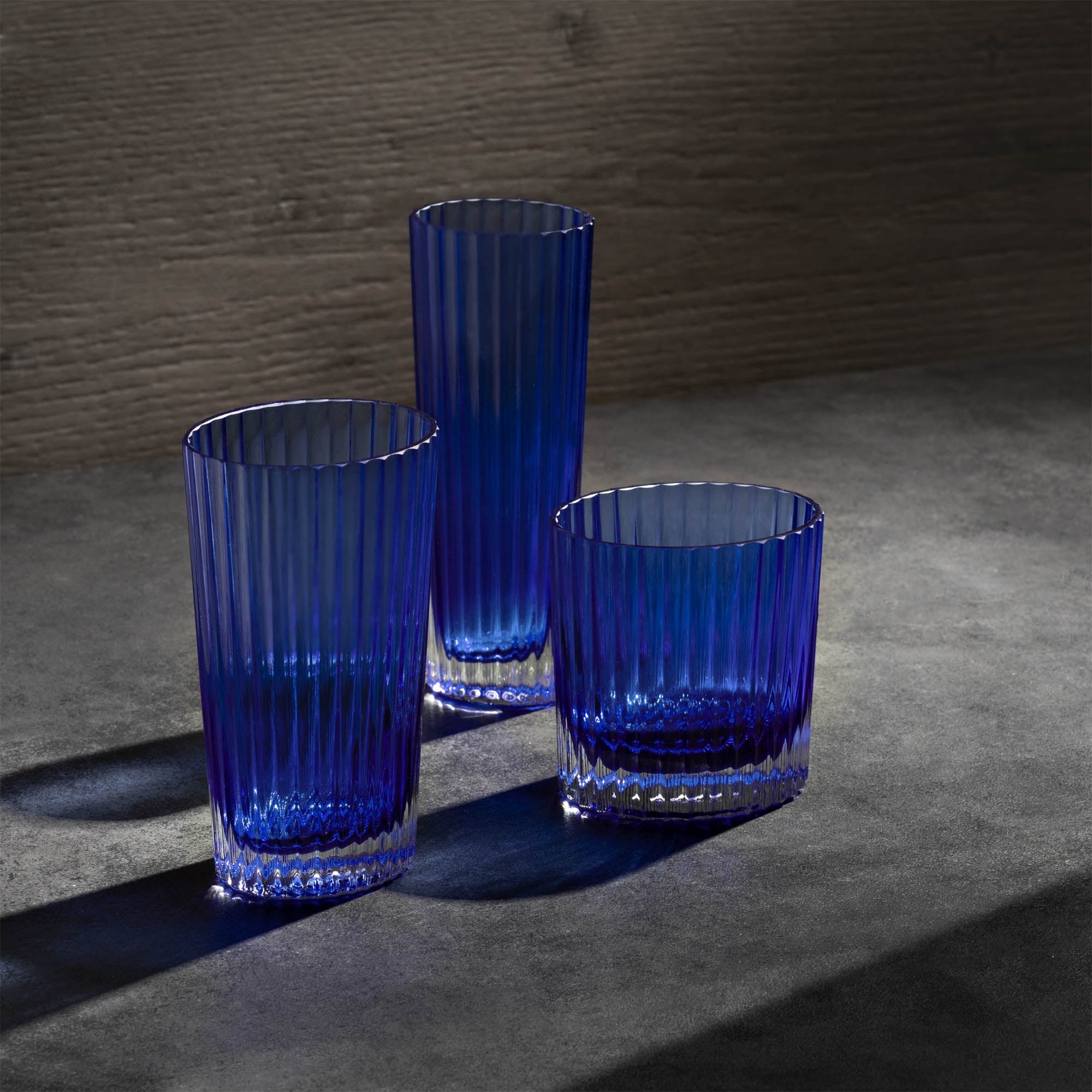 MISSONI - 6 Copas de vino Nastri Azul 30 cl